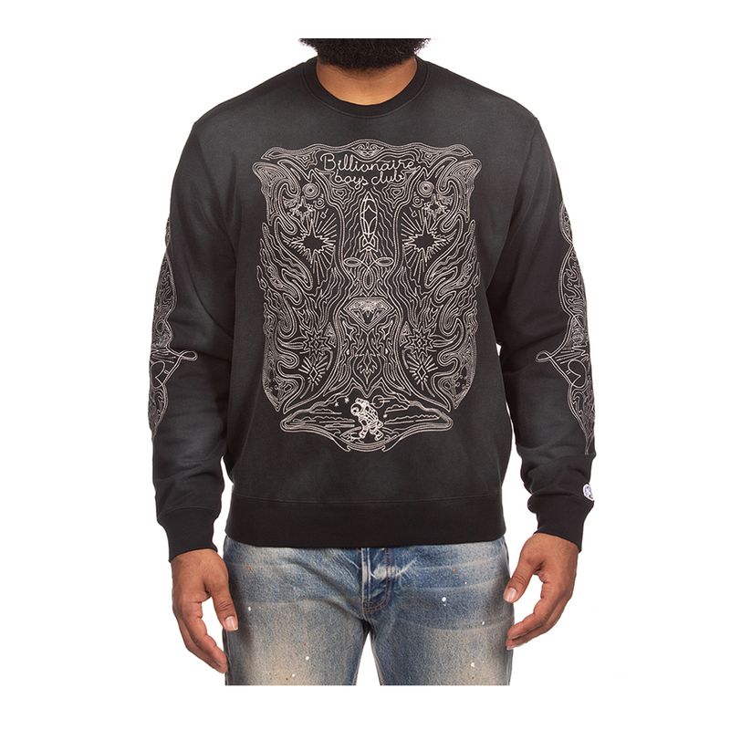 Billionaire Boys Club Sweatshirt Shooting Star Mens Black 8301 Billionaire Boys Club Sweatshirt Shooting Star Mens Black 8301